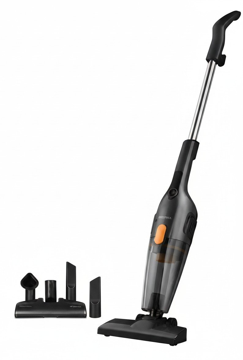 Deerma DX115C: чёрный трансформер с трёхступенчатой фильтрацией
