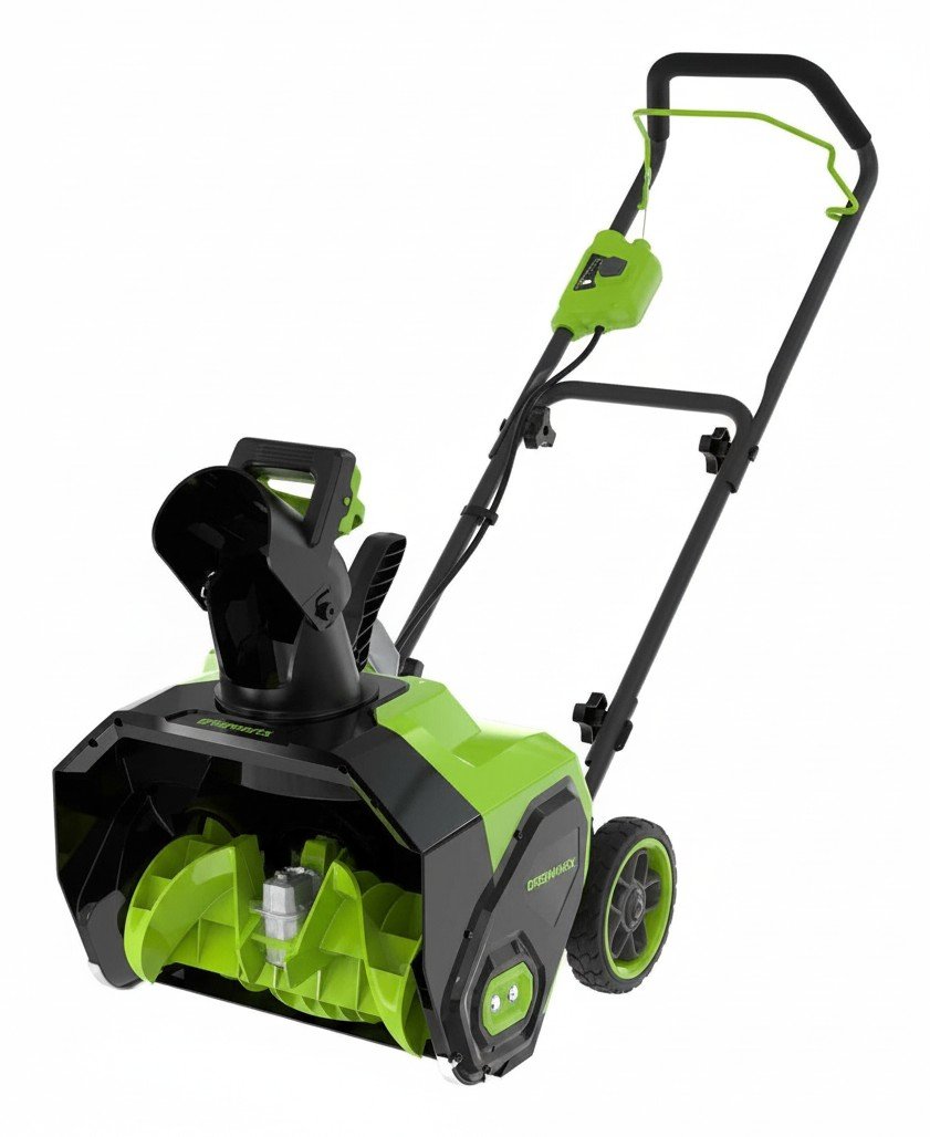 Greenworks G40ST40: колёсный снегоуборщик 40 В с захватом 40 см