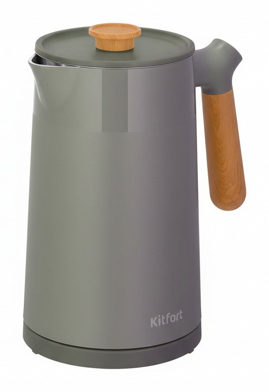 Kitfort KT-8708: яркий чайник со съёмной крышкой