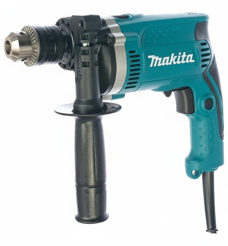 Makita HP1630 с дополнительной рукояткой: версия для ежедневной работы
