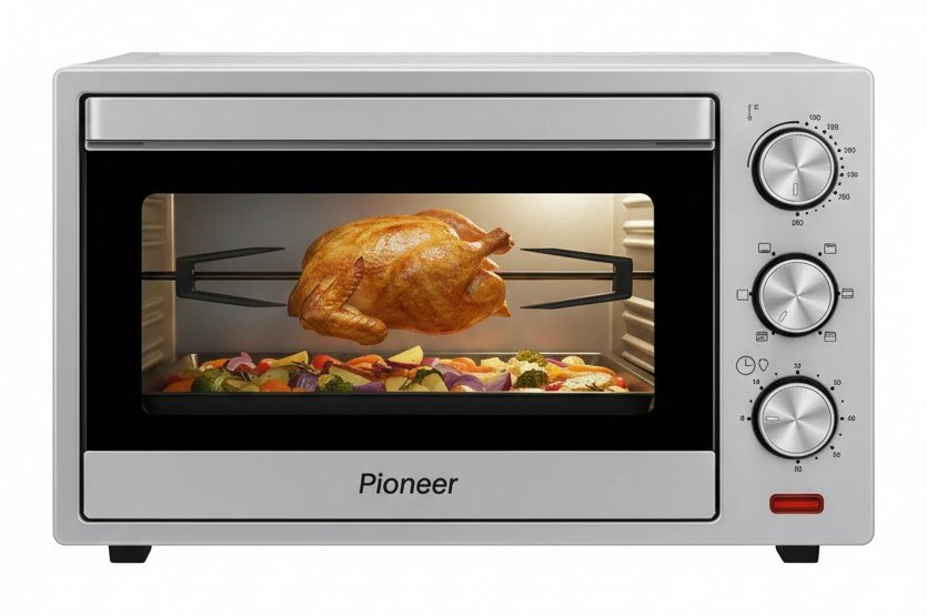 Pioneer MO5011G: 25 литров, вертел и двойное стекло