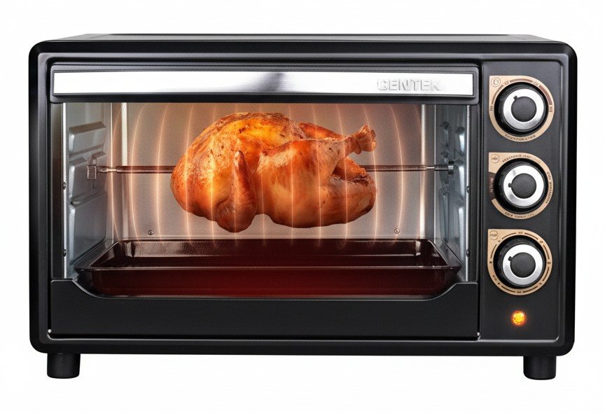 Centek CT-1530-36 Grill: печь с верхним и нижним грилем и вертелом