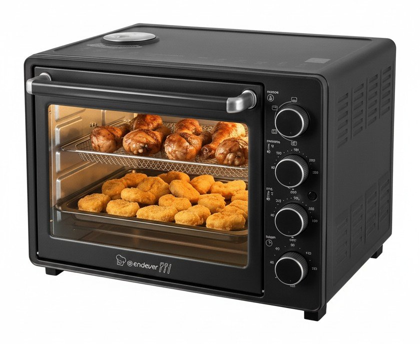 Endever Danko-4031: печь 3 в 1 с аэрогрилем и паром