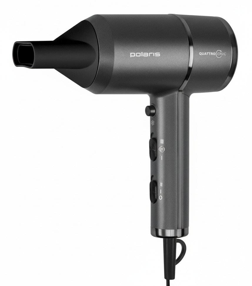Polaris PHD 2044Ti Quattro Ionic: лёгкий фен для длинных волос