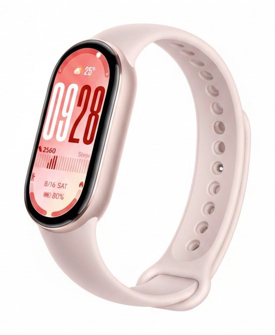 Xiaomi Smart Band 10 Mystic Rose: до 21 дня без подзарядки