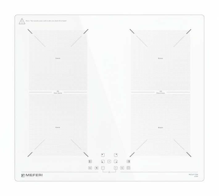Meferi MIH604WH ULTRA: белая индукция с Flex Zone