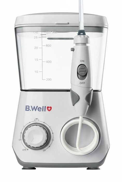 B.Well WI-933: стационарный ирригатор с аккумулятором и 8 насадками