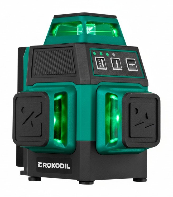 Rokodil Ray Air Set Mini: компактный 3D-нивелир с защитой от падений