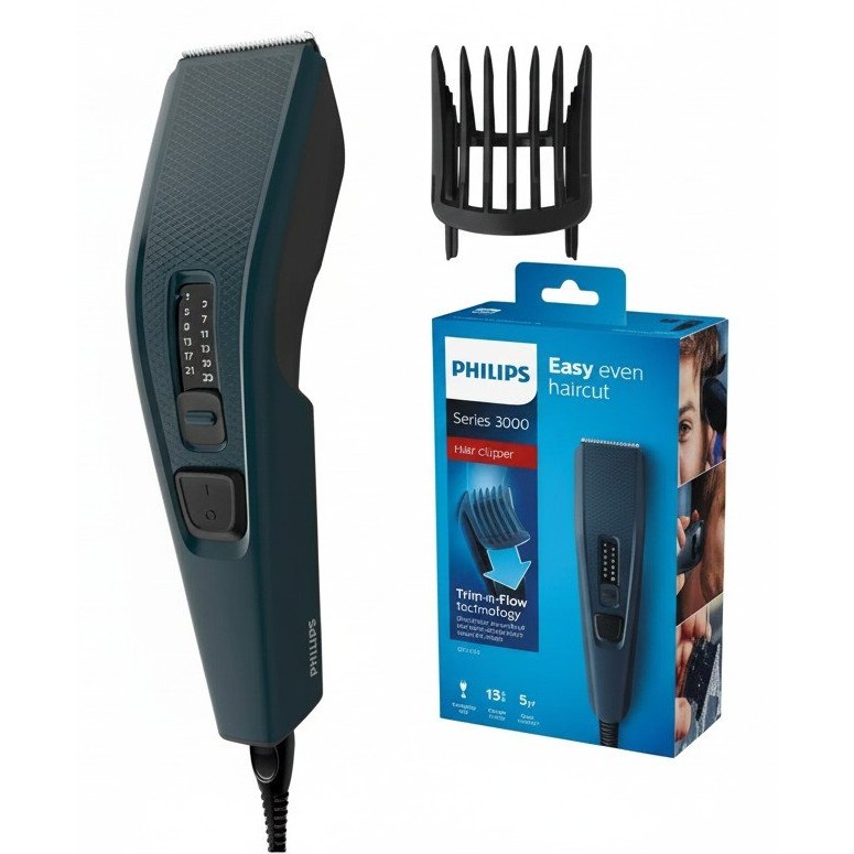 Philips Hairclipper series 3000 HC3505/15: лёгкая сетевая модель