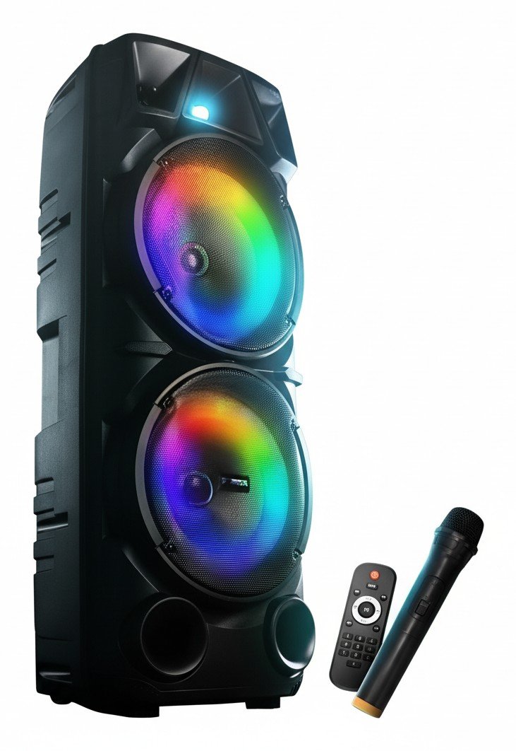 CyberSound ZQS 8210: караоке-колонка с микрофоном и пультом