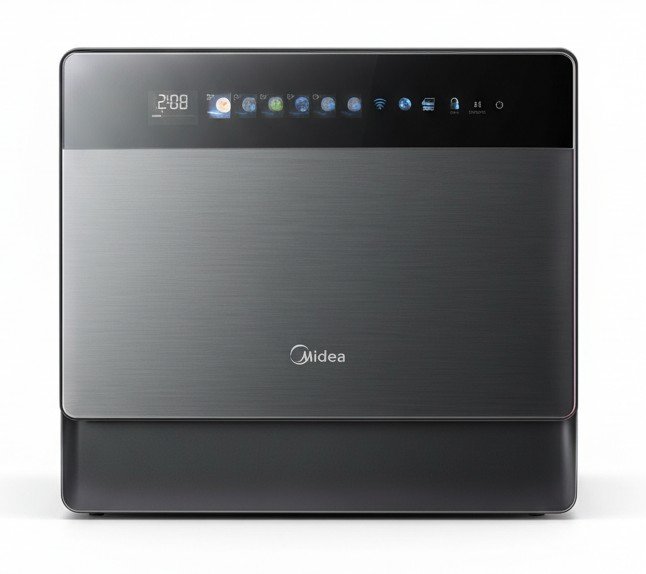 Midea MCFD55S650Bi: компактная посудомойка глубиной 34,5 см