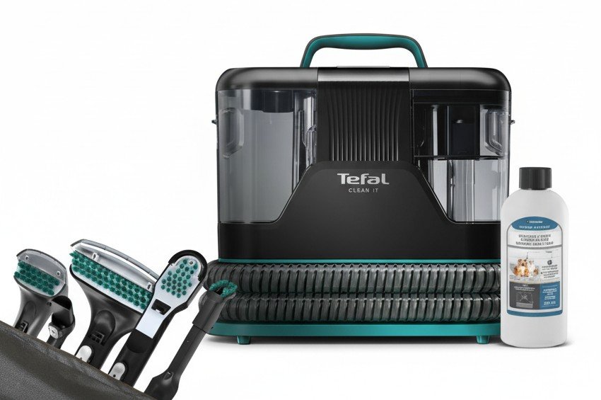 Tefal Clean It IZ5020F0: щётка для обуви и большие баки