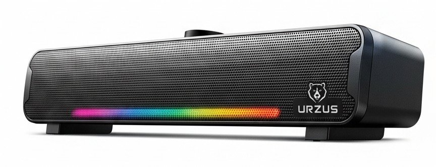 URZUS Spectrum UR-541117: настольный саундбар с Bluetooth 5.3 и подсветкой