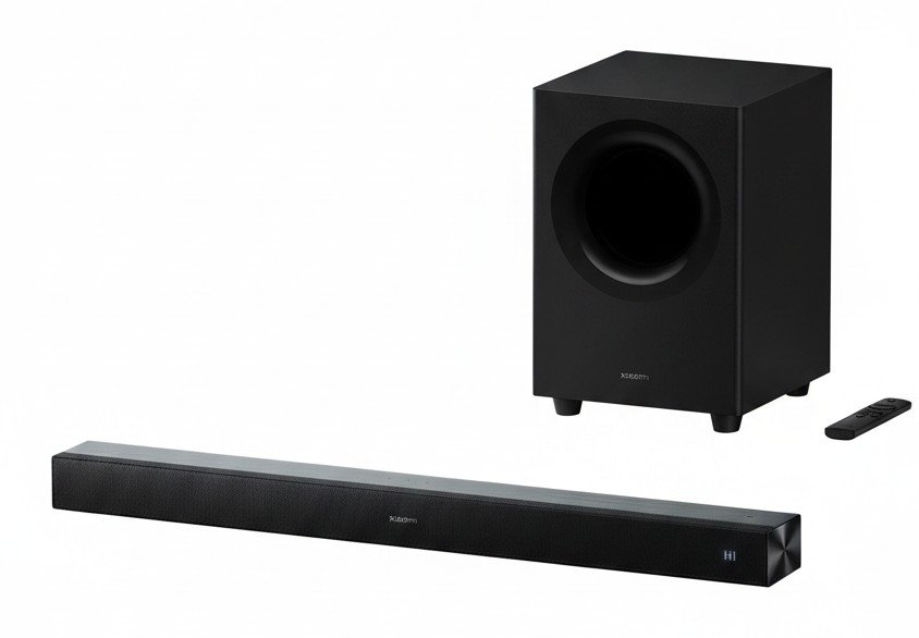 Xiaomi Soundbar Pro 2.1: низкая панель и сабвуфер на 180 Вт