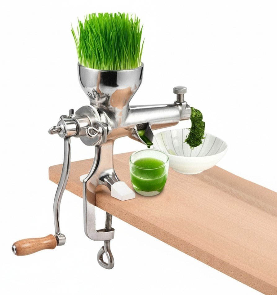 Akita JP Wheatgrass Juicer Manual SS: ручной шнек для зелени и ростков