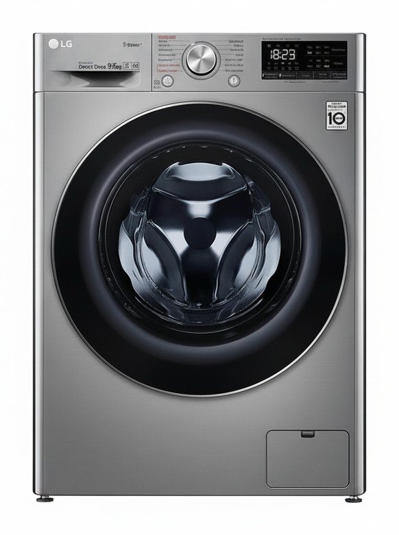 LG F4V5VG2S: прямой привод, 9 кг стирки и 6 кг сушки
