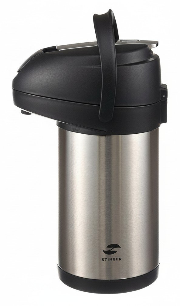 Stinger HP-3000H 3 л, термос с помпой для стола и дачи