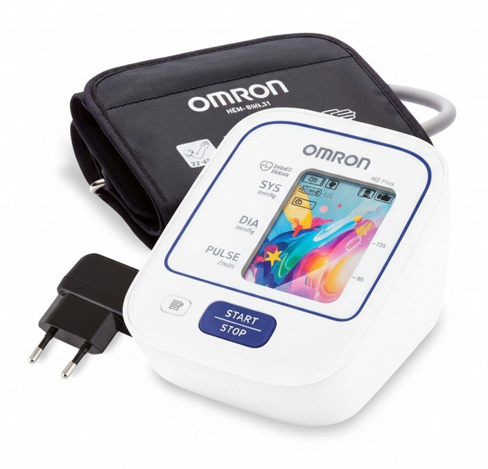 Omron M2 Plus: универсальная манжета и адаптер в комплекте