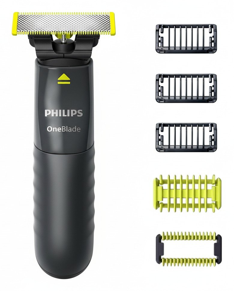 Philips OneBlade QP1624: защитный кожух для чувствительных зон