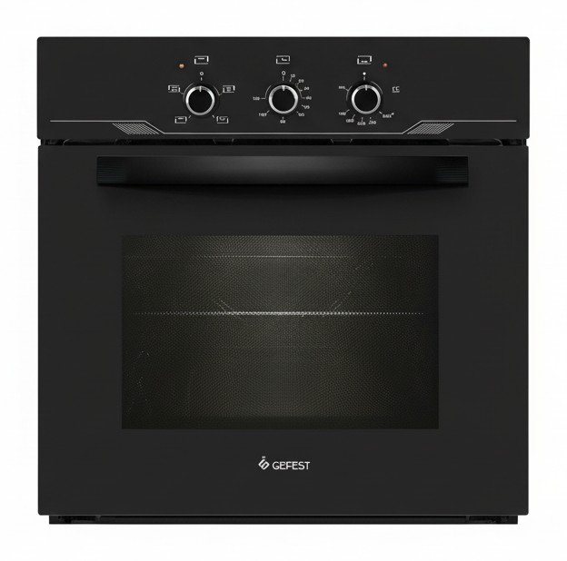 Gefest ДГЭ 621-01: газовая духовка со стеклянным фасадом и розжигом в ручке