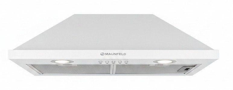 MAUNFELD THAMES 601M: белая встраиваемая вытяжка под светлый гарнитур