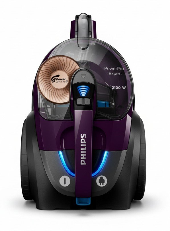 Philips 7000 FC9734/01: мощный пылесос для шерсти в коврах