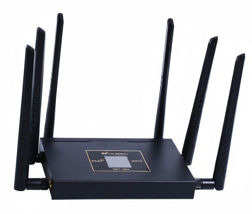 R300 Ultra: 4G роутер с экраном, шестью антеннами и металлическим корпусом