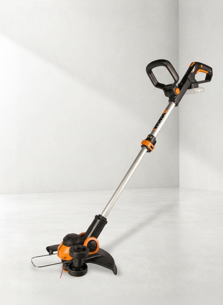 WORX WG163E.9: компактный триммер с подачей лески по кнопке