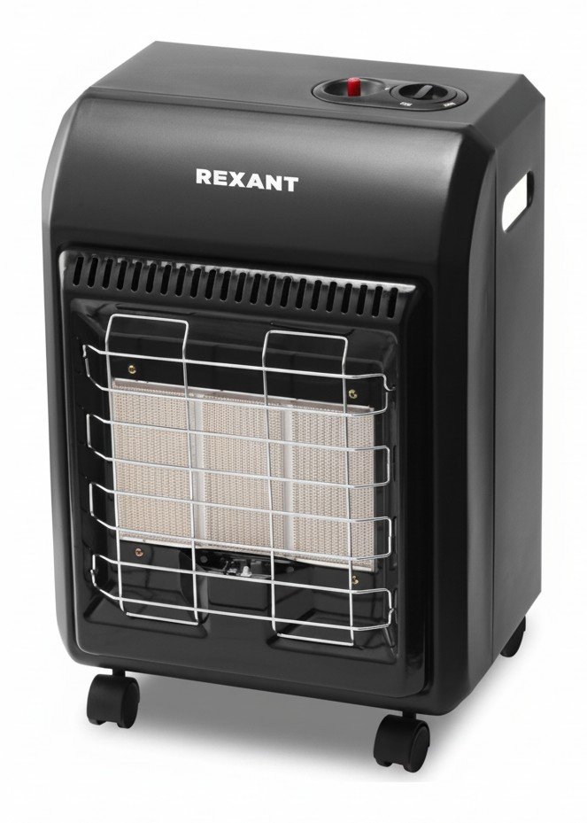REXANT 4,2 кВт: газовый обогреватель для дома с ODS и роликами