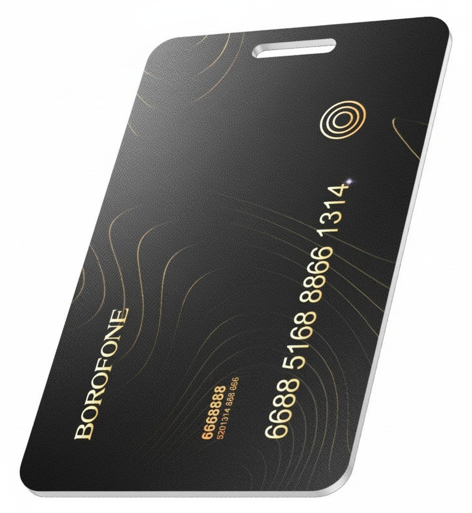 Borofone BC102, метка формата банковской карты