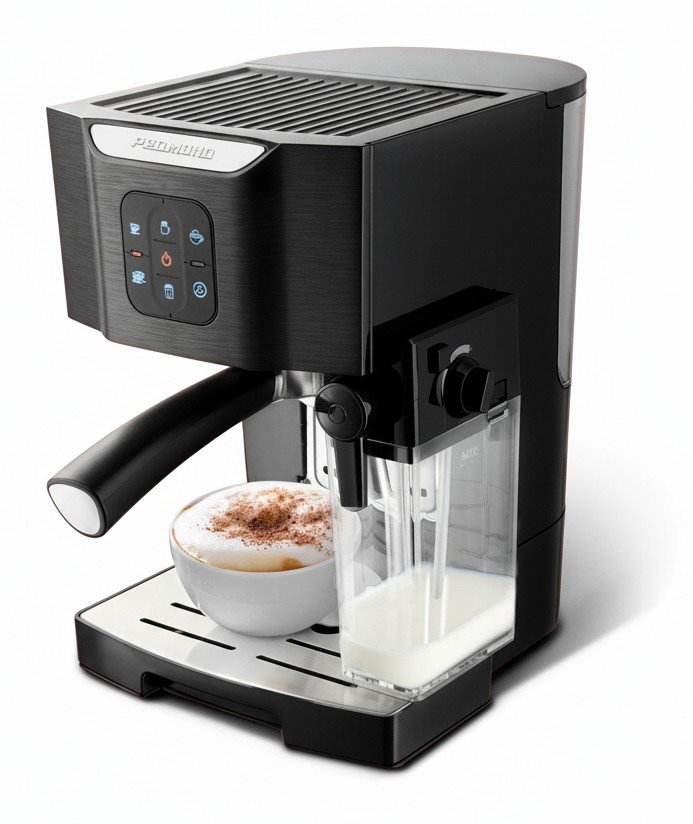 Redmond RCM-1512: кофеварка на 15 бар с автоматическим капучинатором