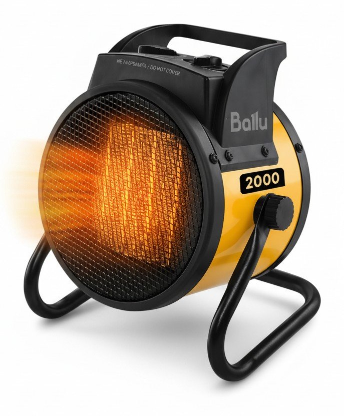 Ballu BKR-3: тепловая пушка на 2 кВт в металлическом корпусе