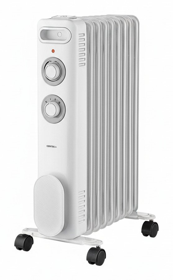Centek CT-6230-9: масляный радиатор на 9 секций и 2000 Вт