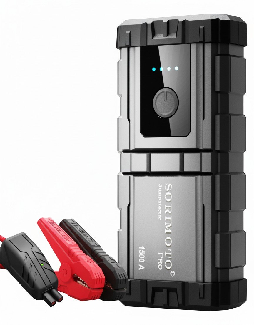 SORIMOTO X5: 1500 А в жёстком кейсе для AGM и GEL аккумуляторов