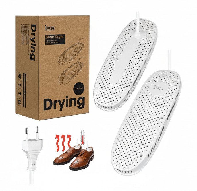 ISA Shoe Dryer SW01: тонкие вкладыши на 20 Вт от 27 размера