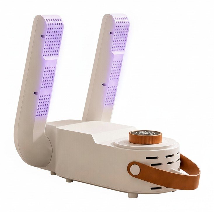 Shoe Dryer белая: складная сушилка-фен с ультрафиолетом и четырьмя режимами