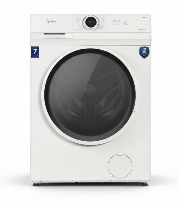 Midea MF100W70/W: 7 кг и время стирки на дисплее
