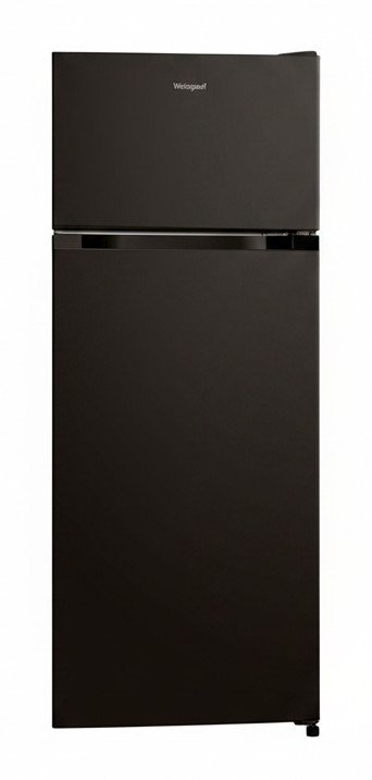 Weissgauff WRK 1430 Defrost Black: чёрный двухдверный для небольшой кухни